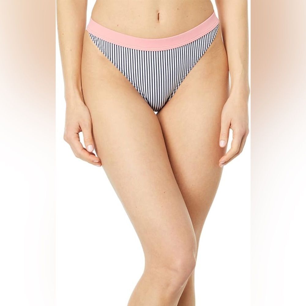 NWT Southern Tide Seersucker Abby Striped Bikini Swim Bottoms | XLarge